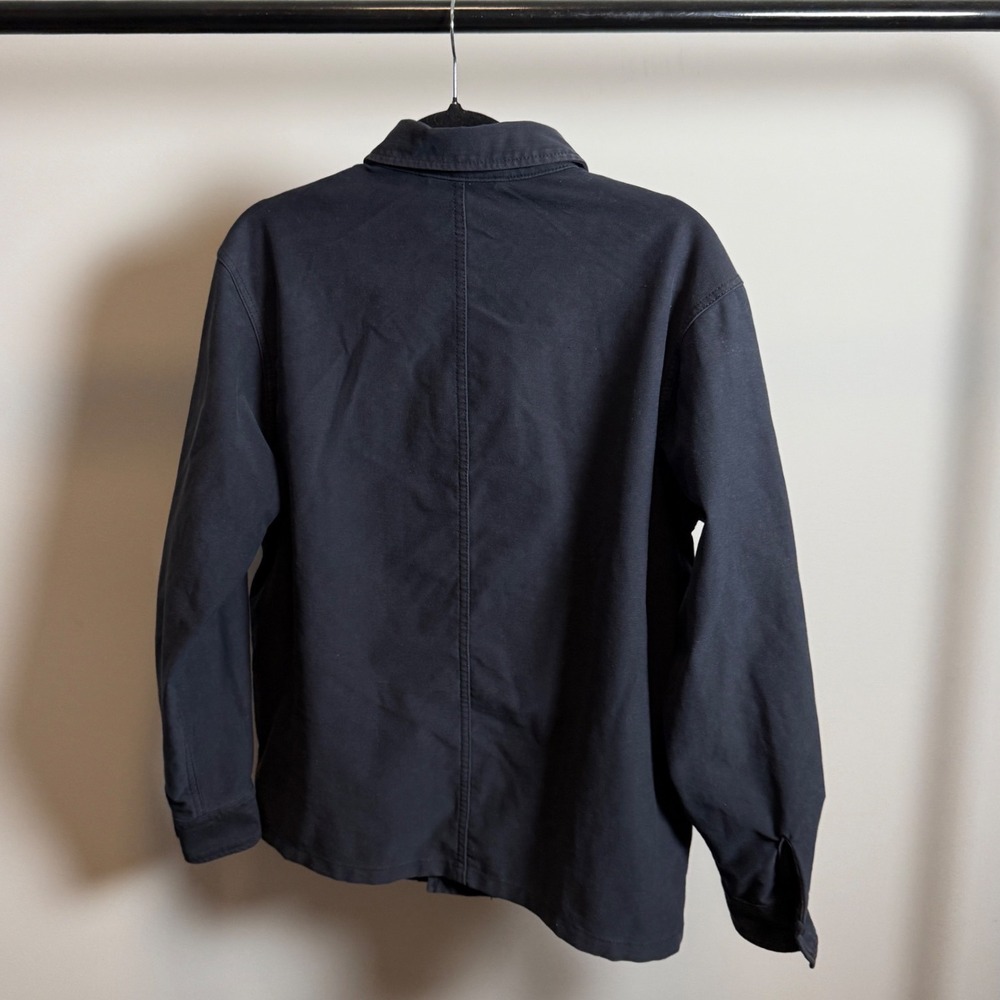 Uniqlo Mens Utility Overshirt Navy Blue XS Workwear Jacket 445053 - Picture 2 of 6